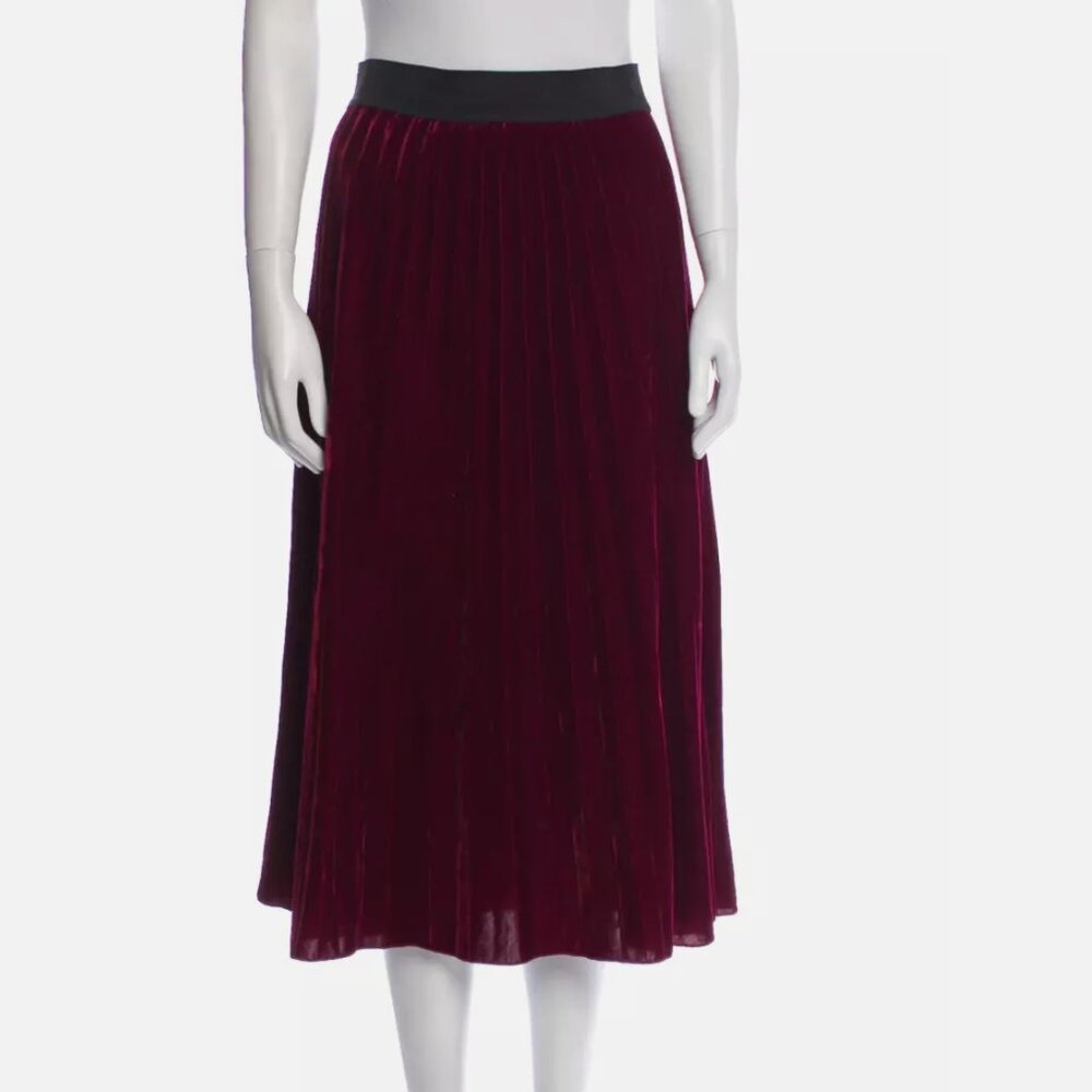 NWT Maje Velvet Skirt Sz 1